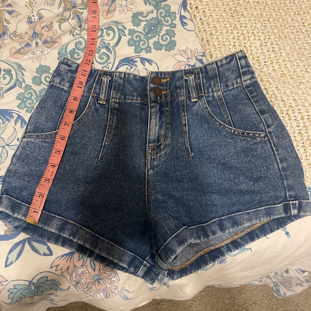 Denim shorts